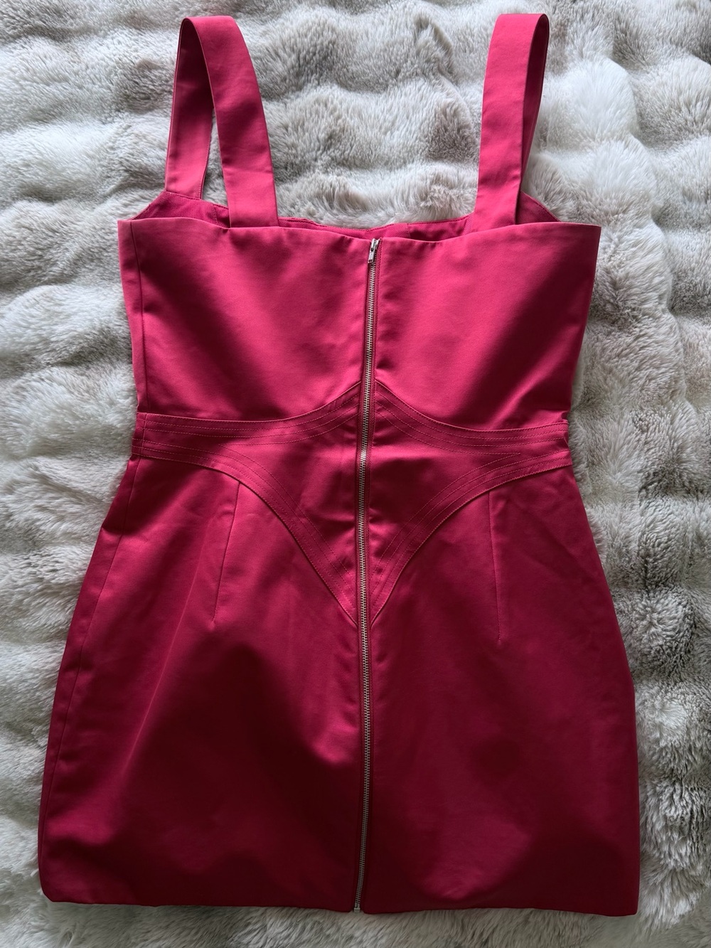 KHY Red satin corset mini dress - 8 - Picture 5 of 7